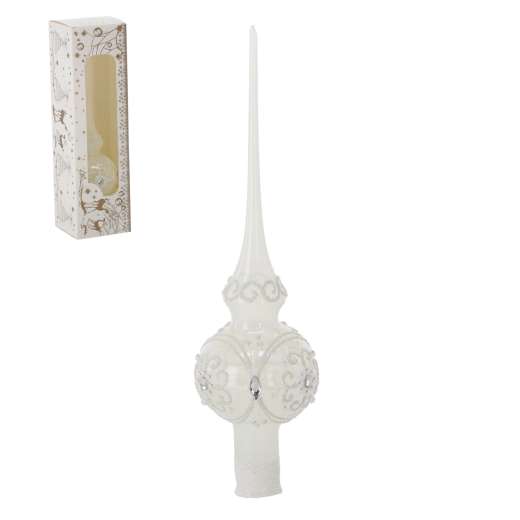 White Christmas Tree Topper