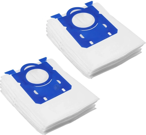 Set of 12 vacuum cleaner bags for Electrolux and Philips with filter