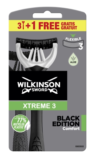 Wilkinson Xtreme 3 Black Edition razor 3+1 pcs