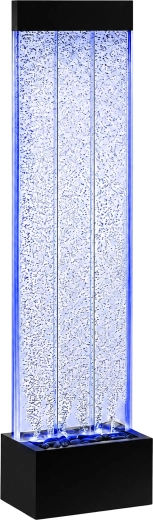 Prosto stoječa mehurčkasta vodna stena LED RGB 150 × 39 × 26 cm