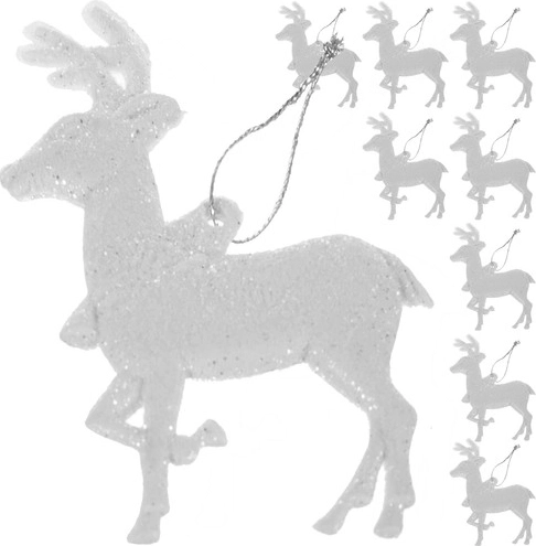 Božične okraske - set jelenov 9 kosov