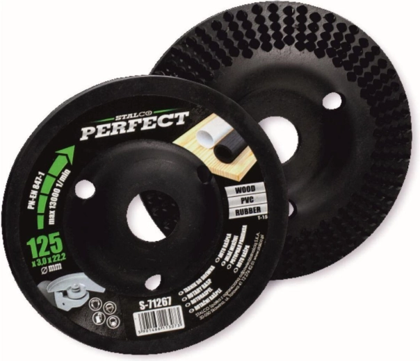 Rotirni brusilni kolut 125 × 3,0 × 22,2 mm za kotne brusilnike STALCO