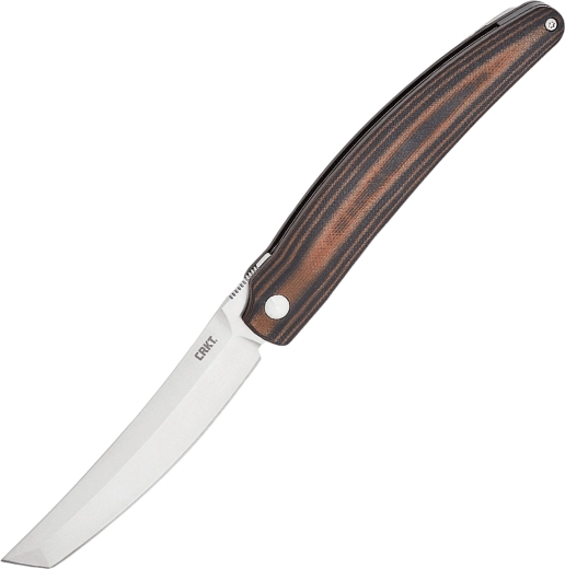CRKT Ancestor žepni zložljivi nož 9,1 cm, črno-rjav, G10
