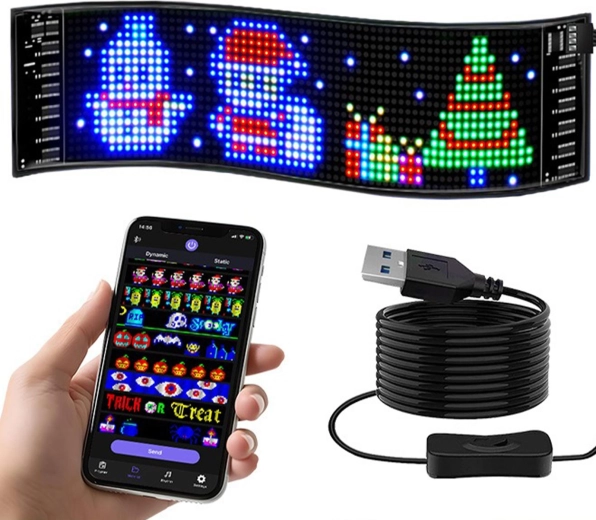 Programirljiva RGB LED-plošča za zadnje avtomobilsko steklo