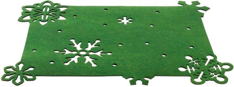Plastificirani pogrinjek Toro 45 × 35 cm božično zelen
