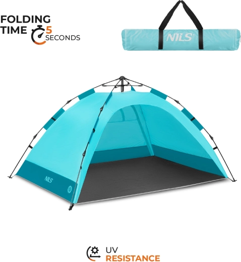 Nils pop-up plažni šotor NC4802 moder