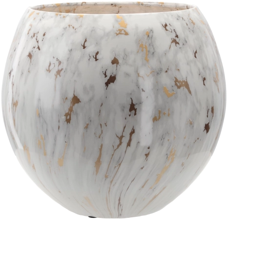 Okrasni ovitek za cvetlični lonec iz steklenih vlaken 42,5 × 42,5 × 39 cm