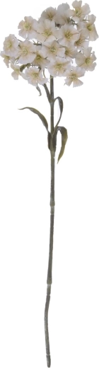 Umetna roža nagelj bela 55 cm
