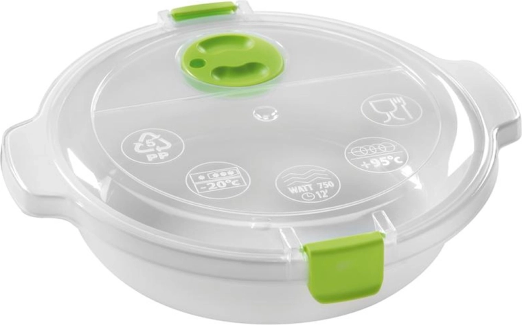 Posoda za mikrovalovno pečico z navojnim pokrovom 0,7 l