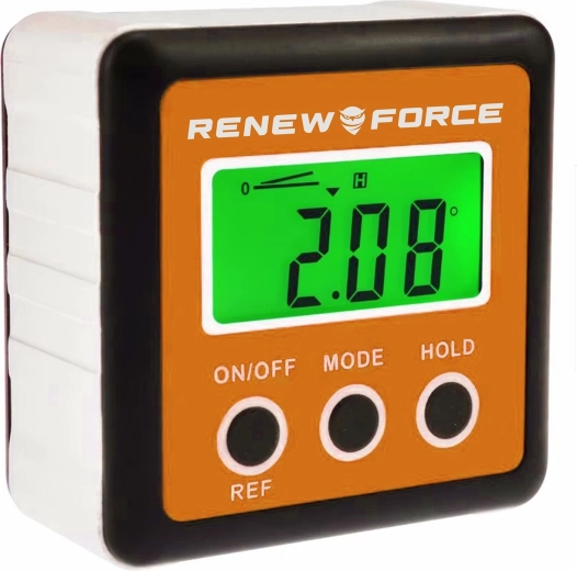 Digitalni kotomer 3v1 Renew Force z magnetno osnovo in osvetljenim LCD - 1 kos