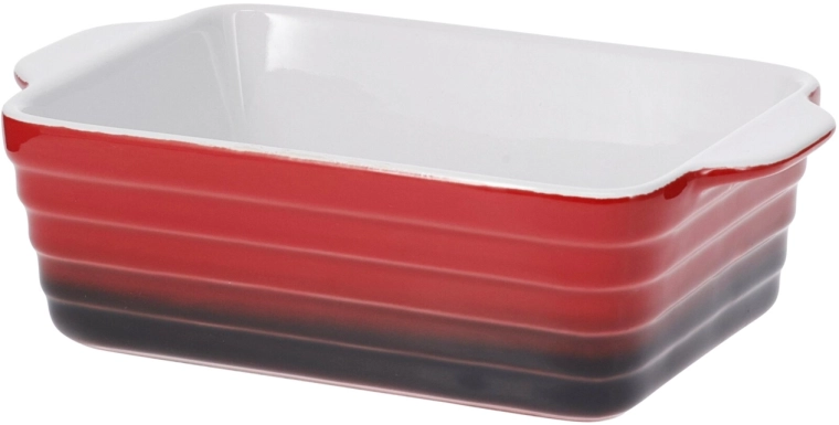 Ognjeodporna posoda za peko 31 × 19 cm rdeča – 1 kos
