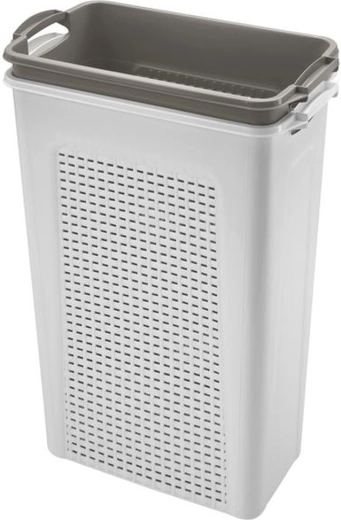Plastični koš za umazano perilo – set 2×45 l, 44 × 26 × 58 cm