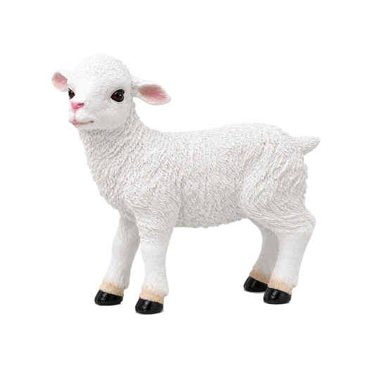Decorative sheep figure for a nativity scene 34 × 13 × 32 cm