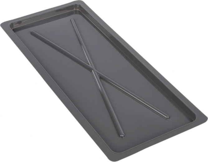 Metpol srebrn odcejalni pladenj 55 × 24 cm za vgradni odcejalnik 60 cm