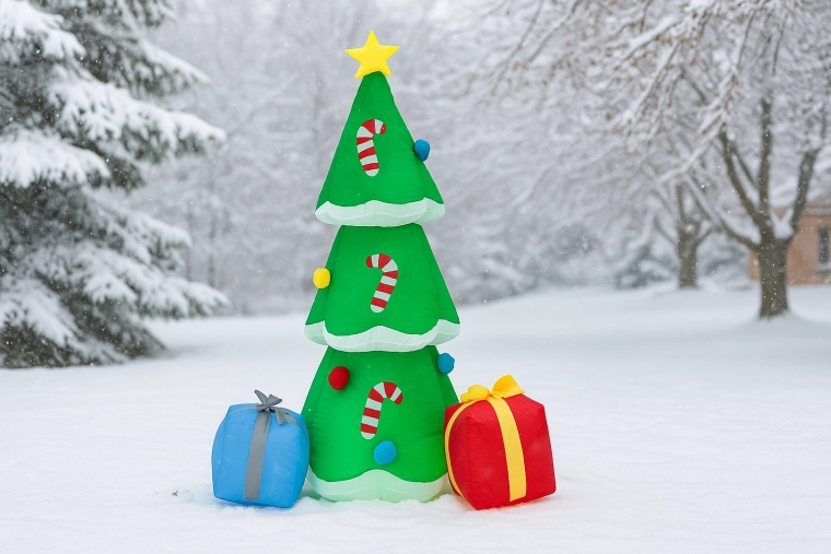 Napenljiv božični drevesec z LED osvetlitvijo 180 cm