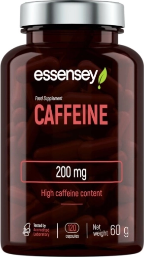 Essensey Caffeine kofein 200 mg + izvleček grenivke, 120 kapsul