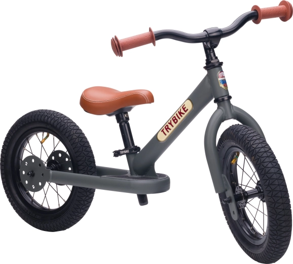 Trybike otroški poganjalec za ravnotežje siv