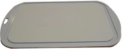 Kuhinjska plastična deska 34 × 23 cm, zaobljena, mešanica barv