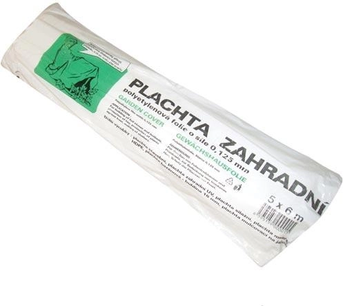 Prozorna vrtna ponjava 5 × 6 m, 0,125 mm