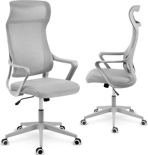 Pisarnaški stol iz mikromrežice Sofotel Labi siv