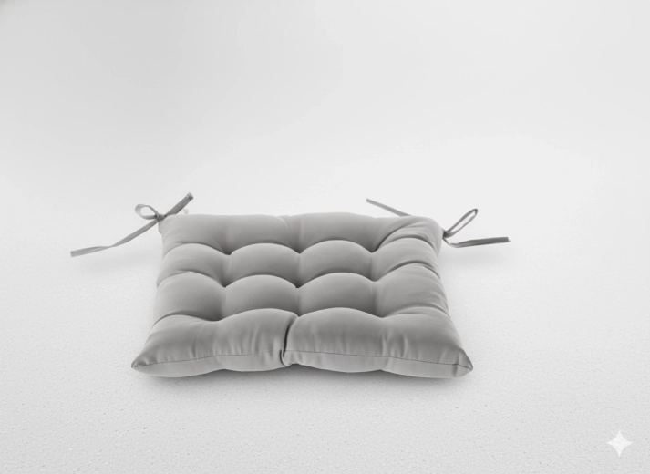 Blazina za stol 40 × 40 × 6 cm svetlo siva