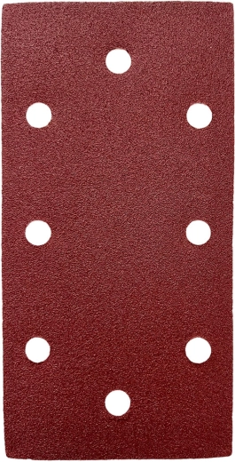 Brusni izsek 93 × 185 mm, zrnatost 180, 8 lukenj, s ježkom (5 kosov)