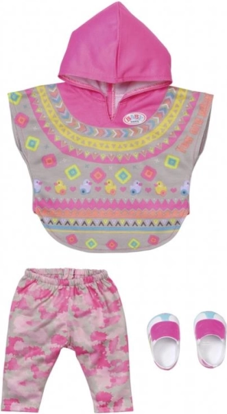 BABY born Deluxe trendovski pončo za punčko 43 cm