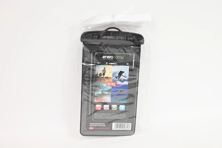 Vodoodporno ohišje za telefon s prozornim okencem in vrvico za okoli vratu