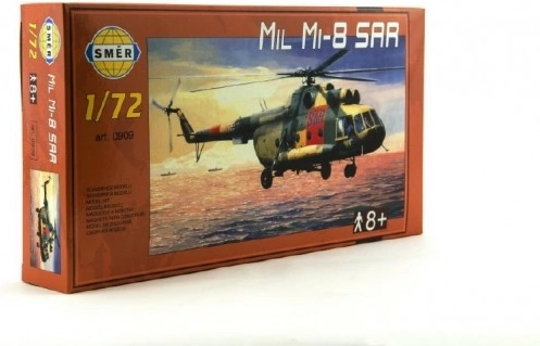 Plastic model of Mil Mi-8 SAR helicopter 1:72