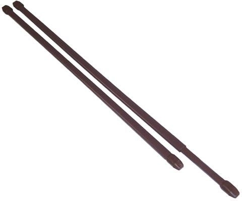 Teleskopska vitražna palica 50–90 cm, kovinska, rjava, komplet 2 kos