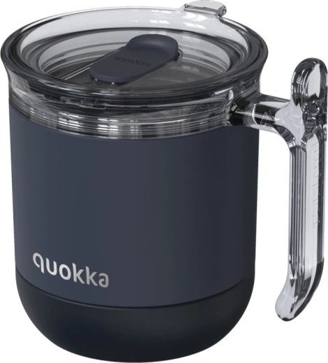 Termo lonček iz nerjavnega jekla Quokka Wave Black 260 ml