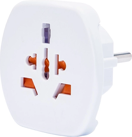 Solight travel adapter for E/F sockets (Czech Republic/Europe) - 1 piece