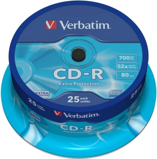 Verbatim CD-R Extra Protection 700 MB 52x, 25 kosov