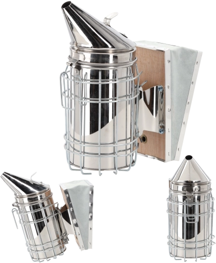 Nerjavno čebelarsko kadilo 28 cm z močnim mehkom