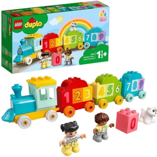 Lego Duplo Vlak s številkami – učenje štetja