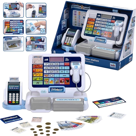 Blagajna za otroke s terminalom in skenerjem KLEIN