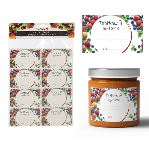 Komplet 24 nalepk za vlaganje – sadje