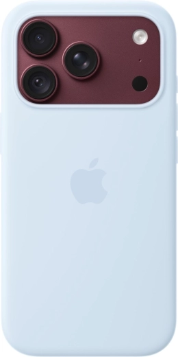 Silicone Case with MagSafe for iPhone 18 Pro – Cool Blue