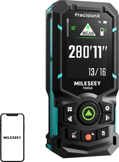 Mileseey S50 laserski daljinomer z zelenim laserjem 120 m