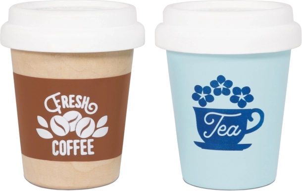 Le Toy Van kava in čaj za s sabo – leseni komplet 2 lončkov