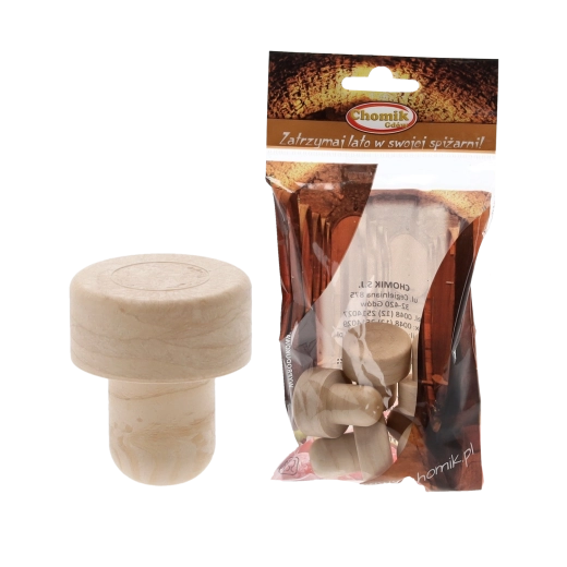 Sintetični gobasti zamaški za steklenice 17 mm, set 5 kos