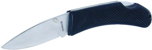 Žepni zložljivi nož z varovalom, 120 mm rezilo