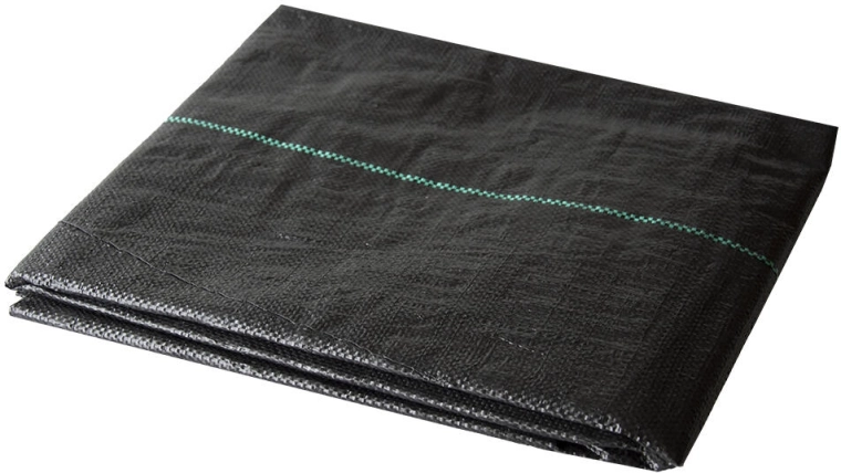Tkano zastirno geotekstilno platno 1,6 × 5 m, 100 g/m², črno
