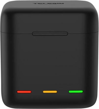 Telesin 3-režijska polnilna postaja in etui za baterije GOPRO HERO 12/11/10/9