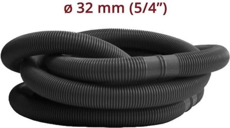 Bazenska cev na meter 32 mm (5/4") črna – 1 m