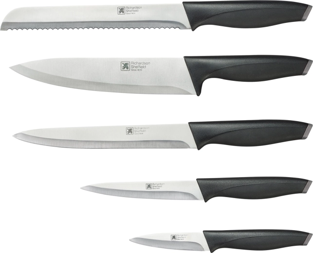 Blok za nože RICHARDSON SHEFFIELD Advantage, komplet 5 kosov