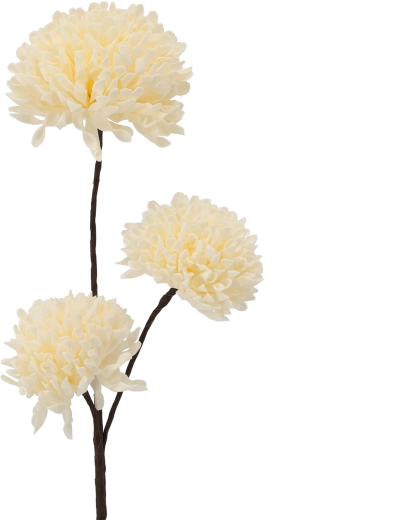 Dekorativna roža 80 cm bela