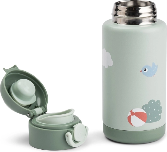 Done by Deer termo steklenička Playground zelena 340 ml