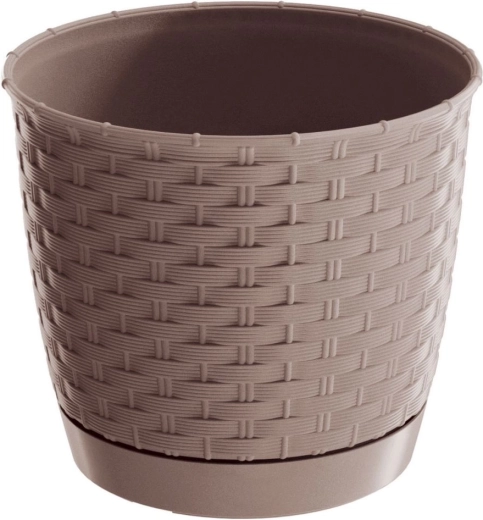 Cvetlični lonec Ratolla Round 30 cm mocca