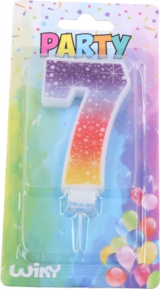 Zabavna svečka številka 7 Zvezde